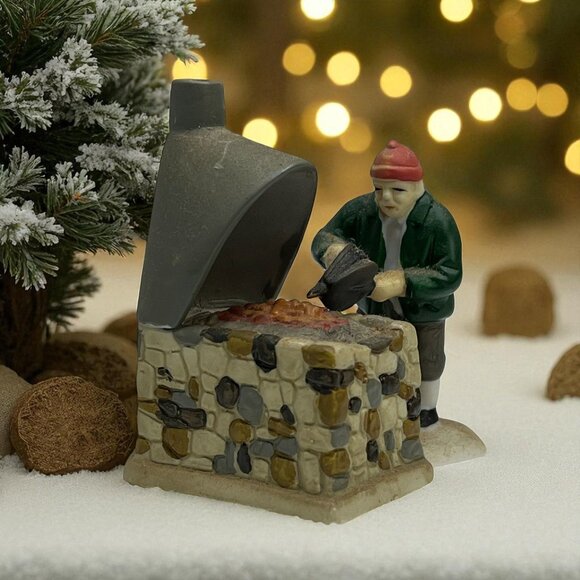 Dept 56 Blacksmith - New England Village Loose Figurine from 1987 - Picture 1 of 8